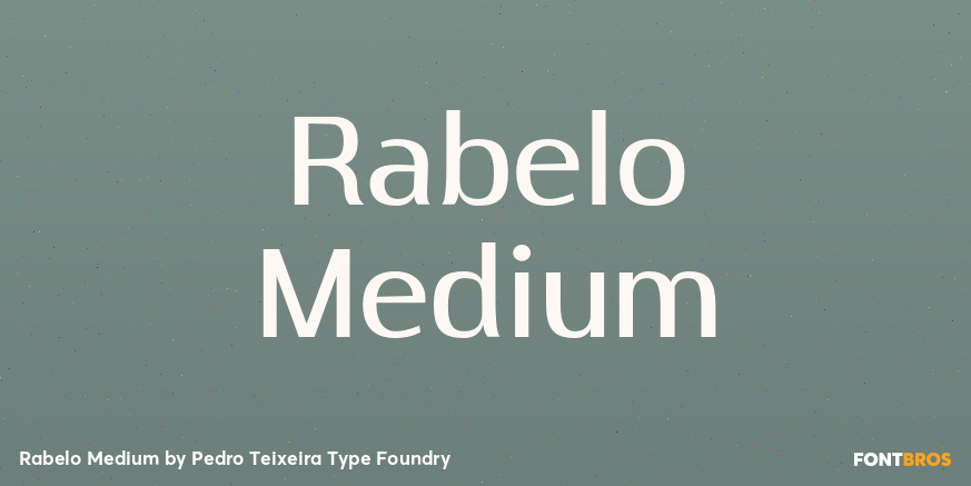 Rabelo Medium Font Poster #1