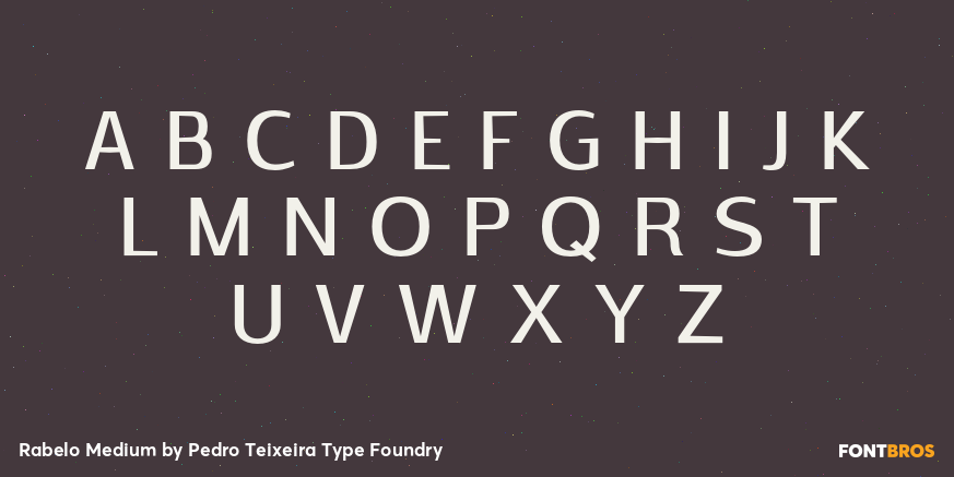 Rabelo Medium Font Poster #2