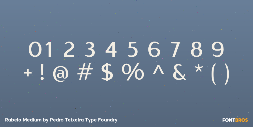 Rabelo Medium Font Poster #4