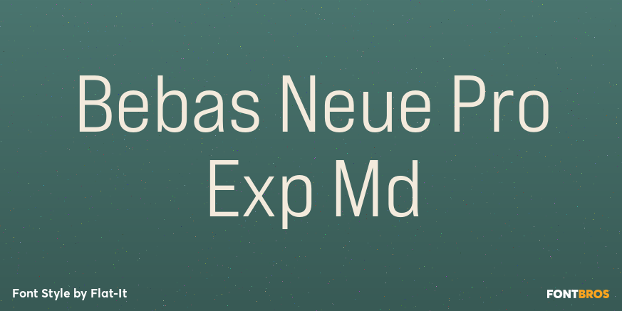 Bebas Neue Pro Exp Md Poster