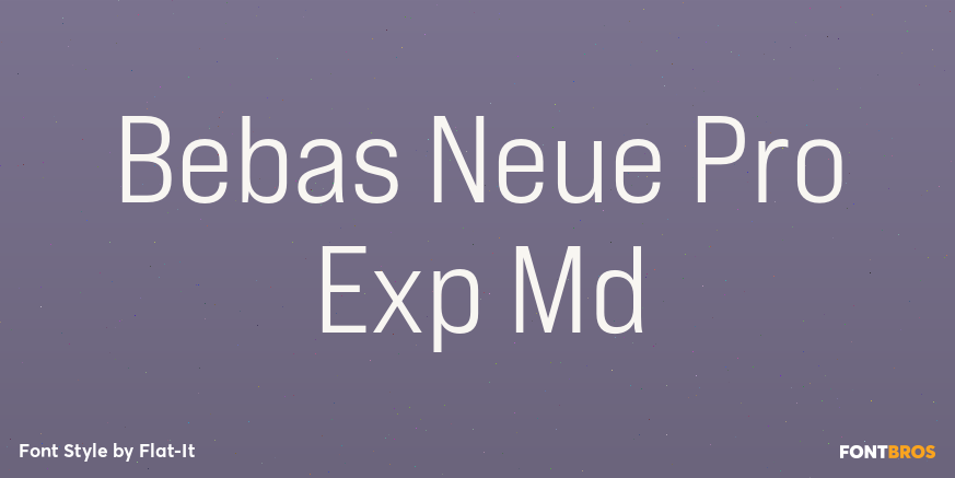 Bebas Neue Pro Exp Md Poster