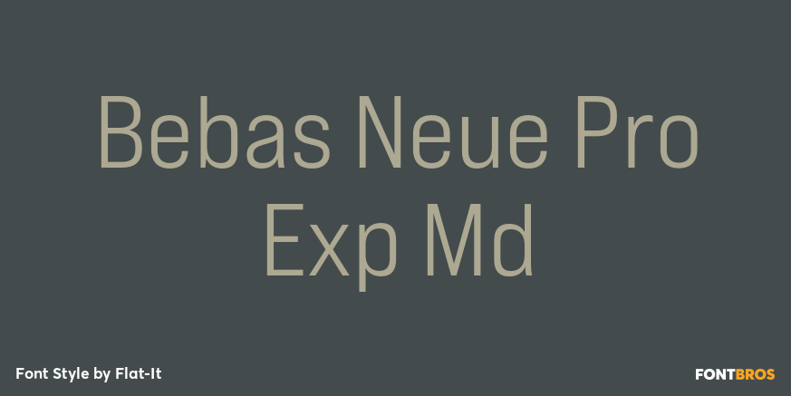 Bebas Neue Pro Exp Md Poster
