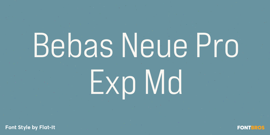 Bebas Neue Pro Exp Md Poster