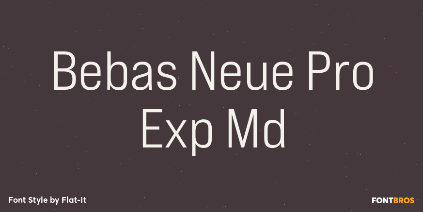 Bebas Neue Pro Exp Md Poster