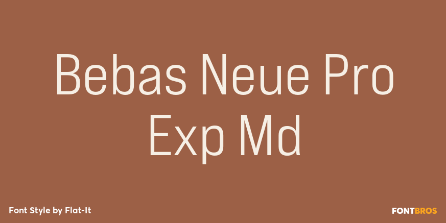 Bebas Neue Pro Exp Md Poster