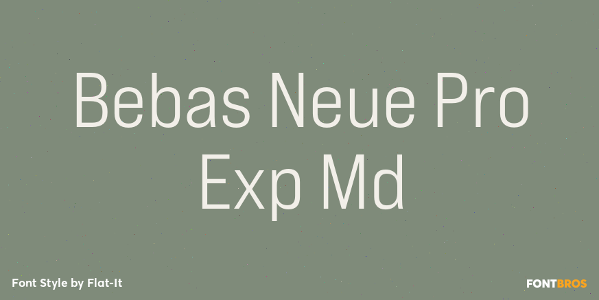 Bebas Neue Pro Exp Md Poster
