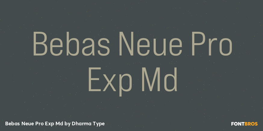 Bebas Neue Pro Exp Md Poster