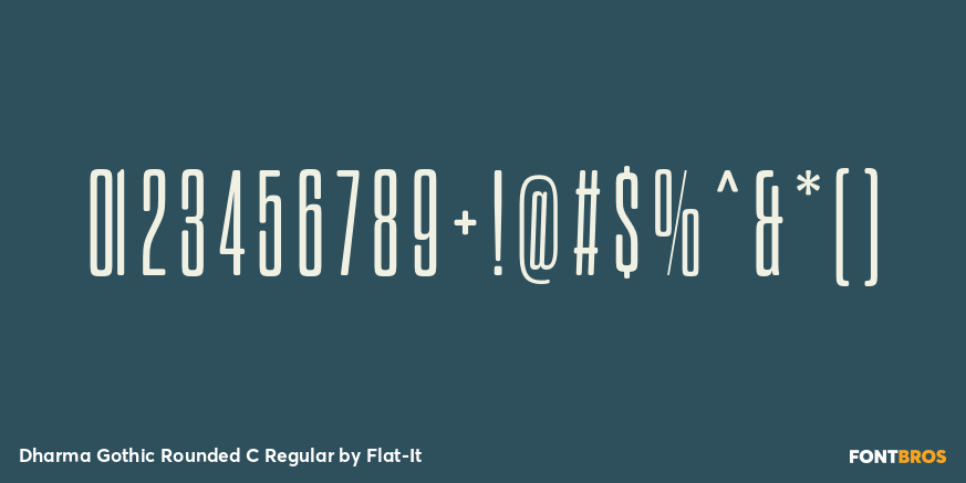 Dharma Gothic Rounded C Regular Font Poster #4