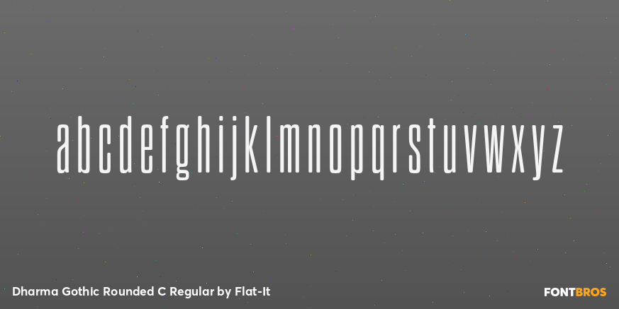 Dharma Gothic Rounded C Regular Font Poster #3