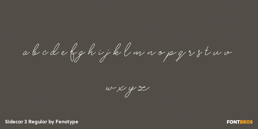 Sidecar 3 Regular Font Poster #3