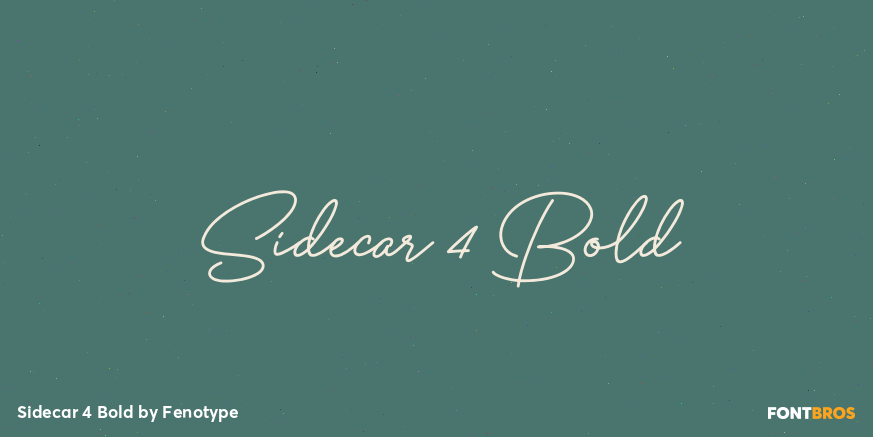 Sidecar 4 Bold Poster