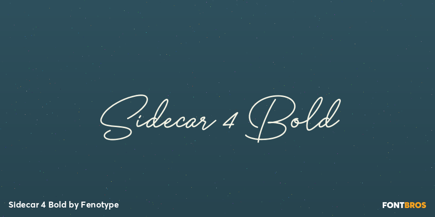 Sidecar 4 Bold Poster