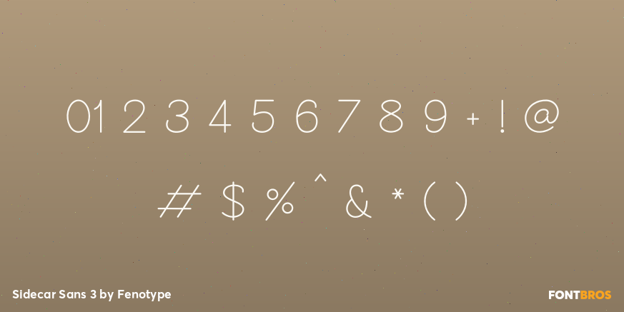 Sidecar Sans 3 Font Poster #4