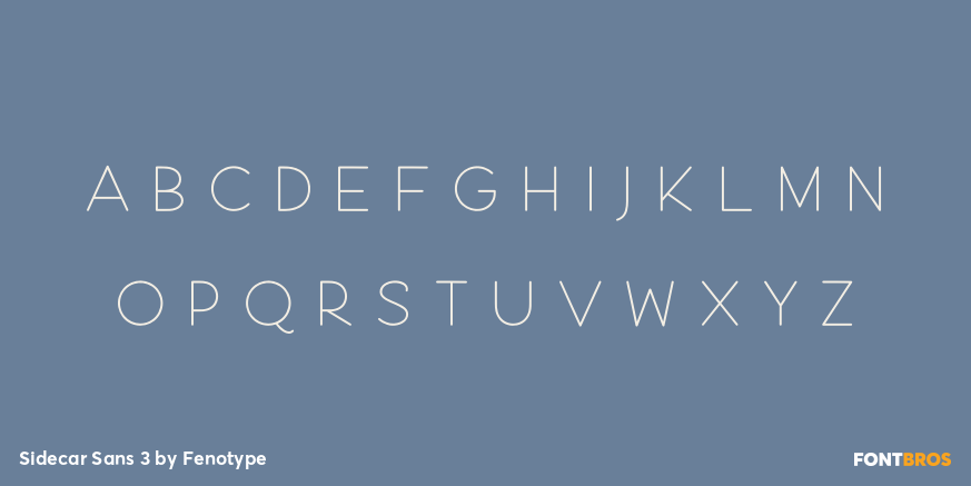Sidecar Sans 3 Font Poster #1