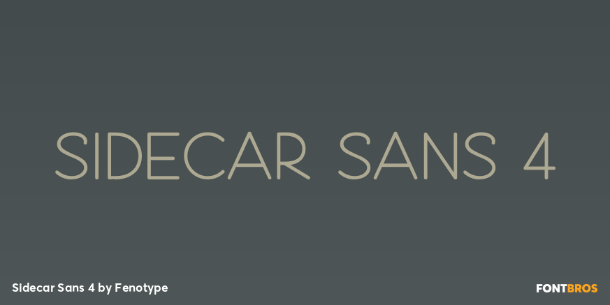 Sidecar Sans 4 Font Poster #1