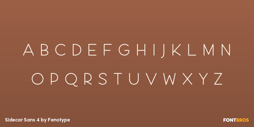 Sidecar Sans 4 Font Poster #2