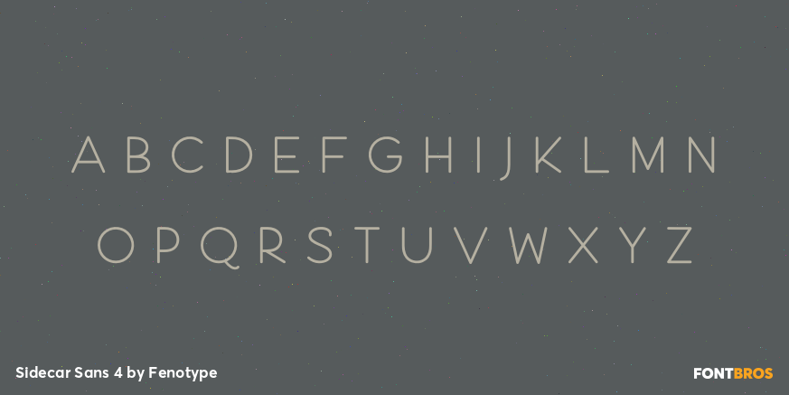 Sidecar Sans 4 Font Poster #3