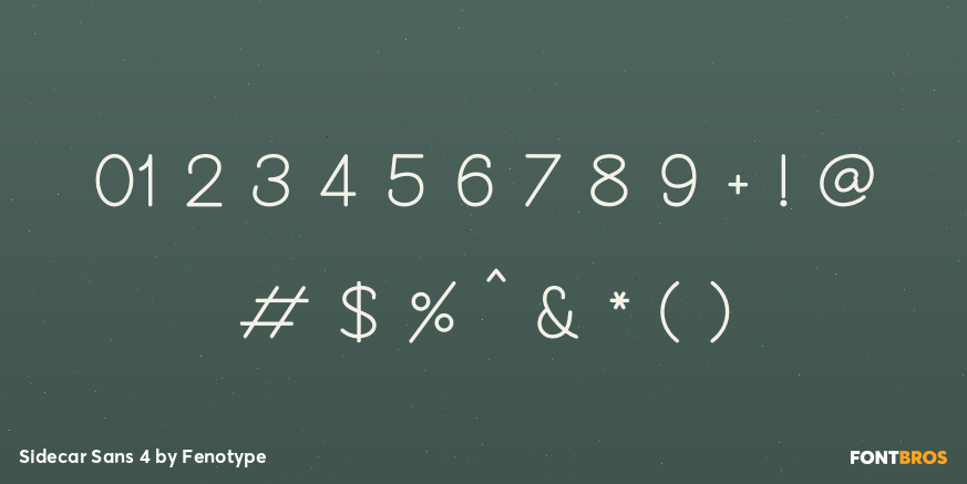 Sidecar Sans 4 Font Poster #4