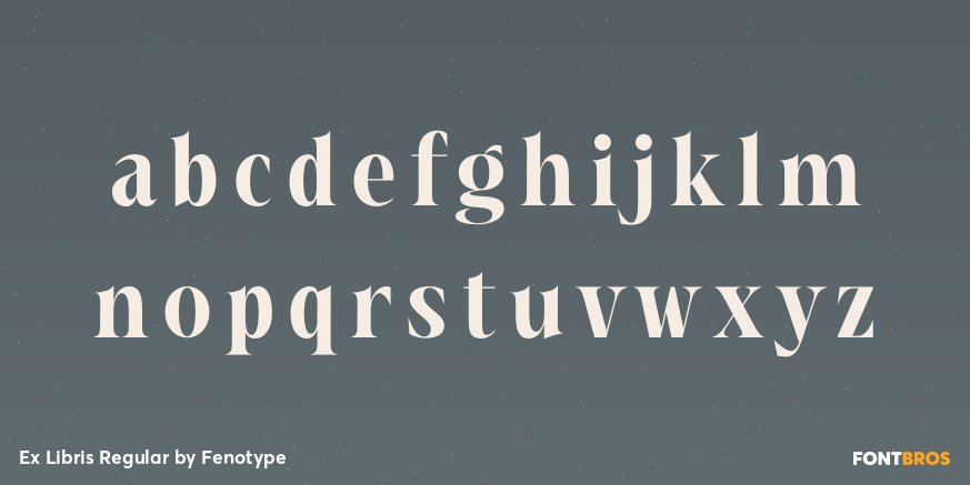 Ex Libris Regular Font Poster #3