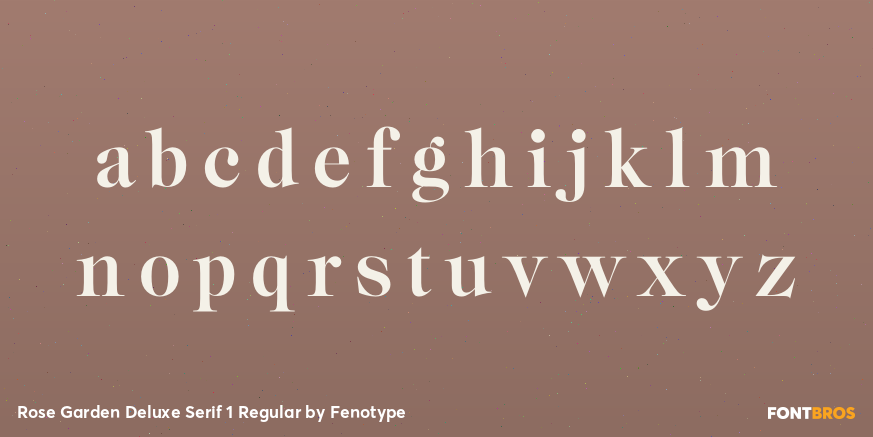 Rose Garden Deluxe Serif 1 Regular Font Poster #3