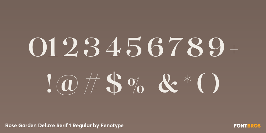 Rose Garden Deluxe Serif 1 Regular Font Poster #4