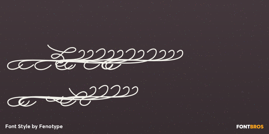 Gainsborough Swoosh Font Poster #1