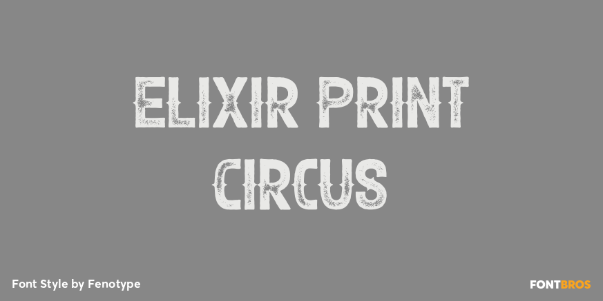 Elixir Print Circus Poster