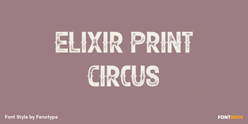 Elixir Print Circus Poster