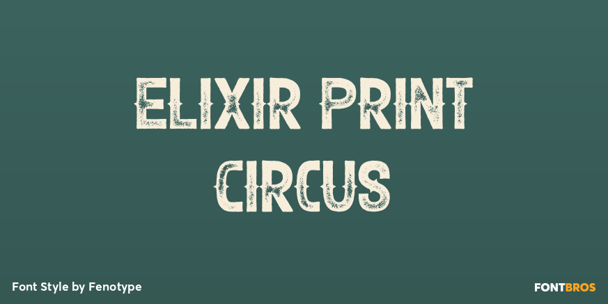 Elixir Print Circus Poster