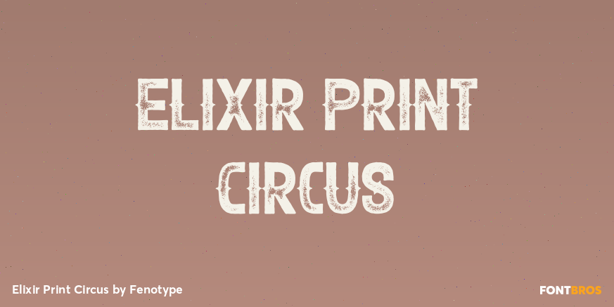 Elixir Print Circus Poster