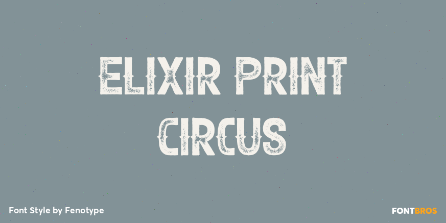 Elixir Print Circus Poster