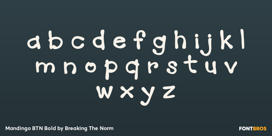 Mandingo BTN Bold Font Poster #3