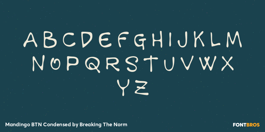 Mandingo BTN Condensed Font Poster #1