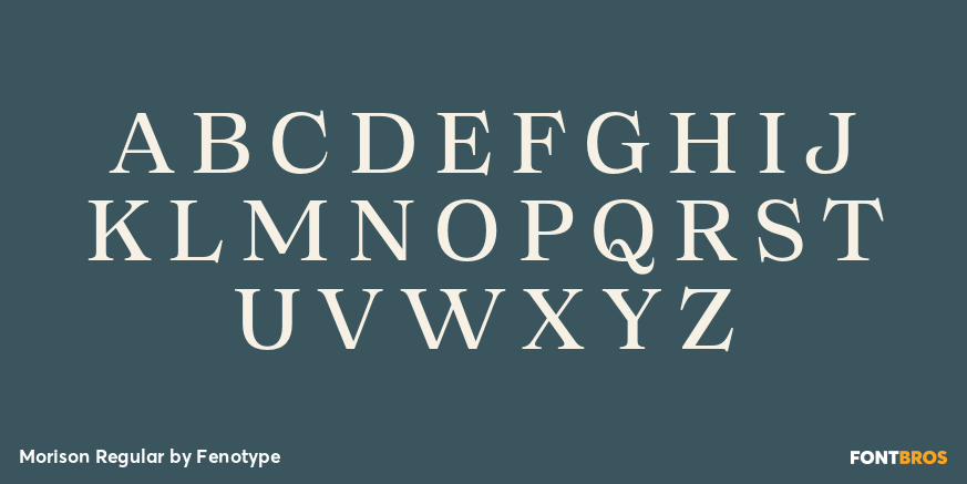 Morison Regular Font Poster #2