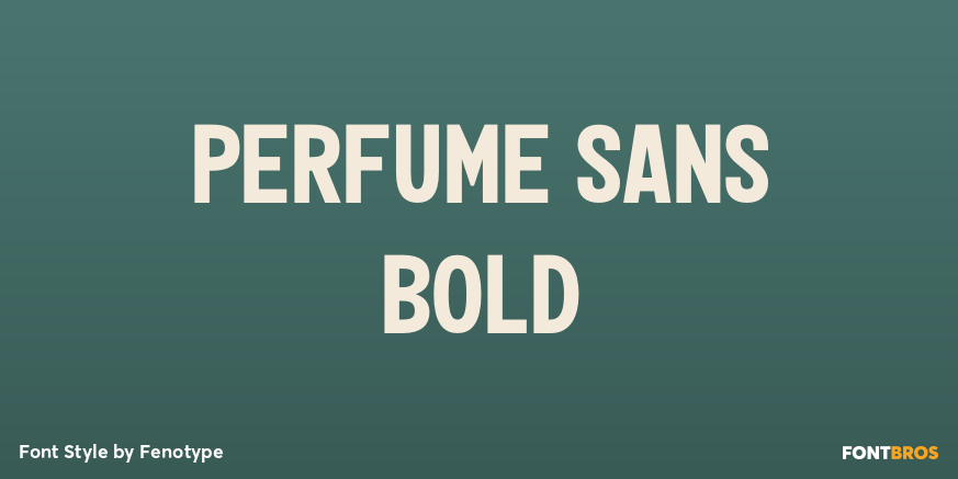 Perfume Sans Bold Font Poster #1