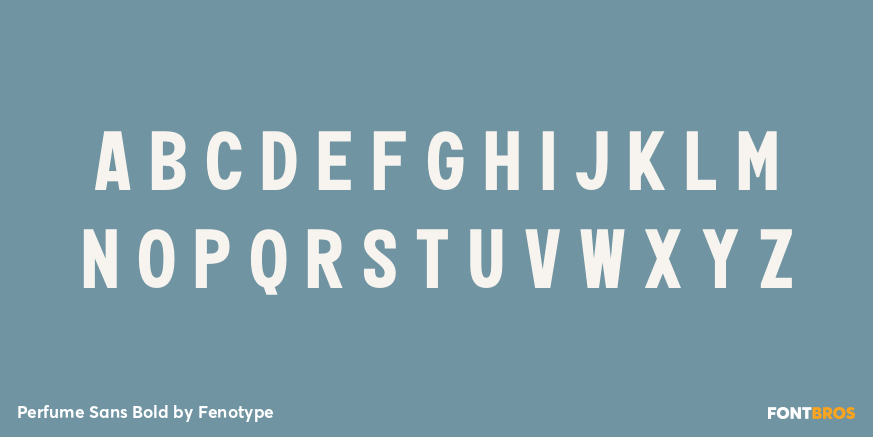Perfume Sans Bold Font Poster #2