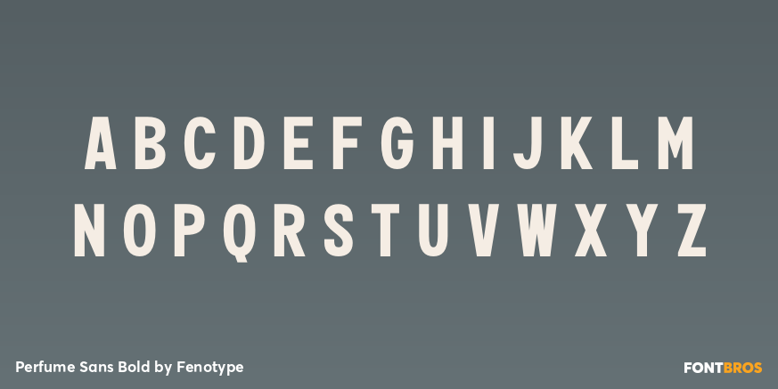 Perfume Sans Bold Font Poster #1