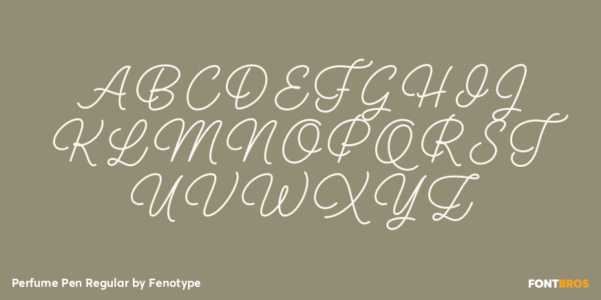 Perfume Pen Regular Font Poster #2
