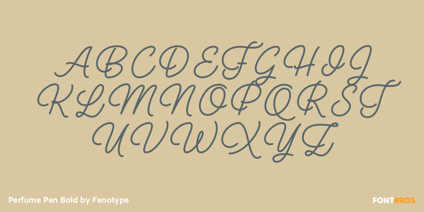Perfume Pen Bold Font Poster #1