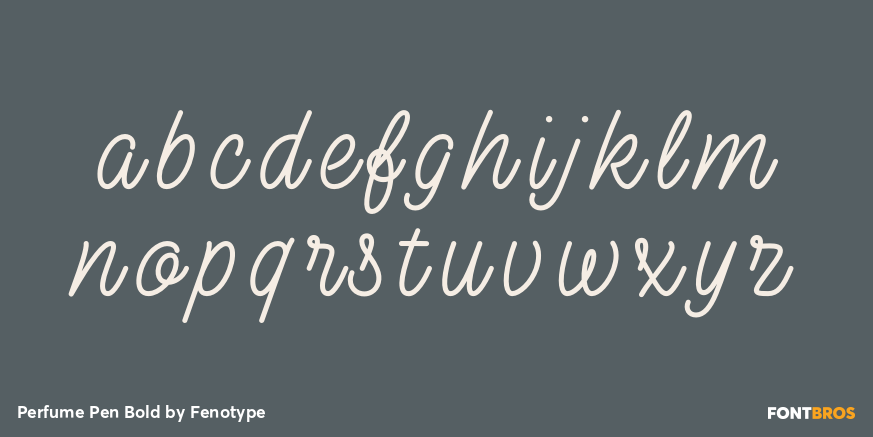 Perfume Pen Bold Font Poster #1