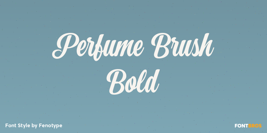 Perfume Brush Bold Font Poster #1