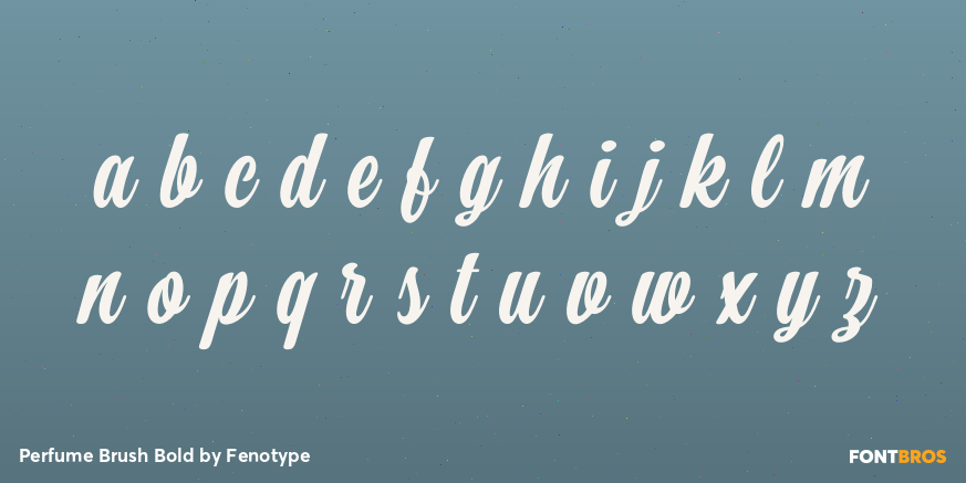 Perfume Brush Bold Font Poster #1