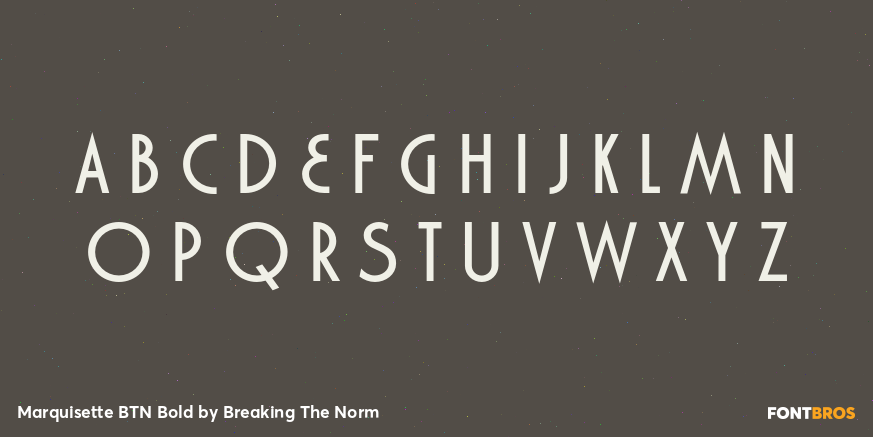 Marquisette BTN Bold Font Poster #1