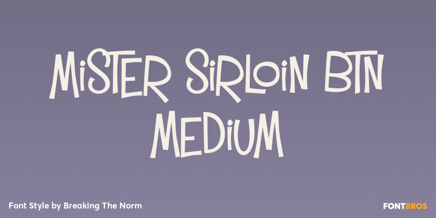 Mister Sirloin BTN Medium Poster