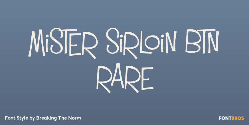 Mister Sirloin BTN Rare Poster