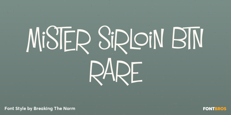 Mister Sirloin BTN Rare Poster