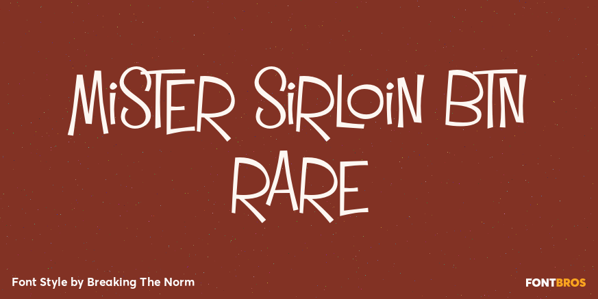 Mister Sirloin BTN Rare Poster