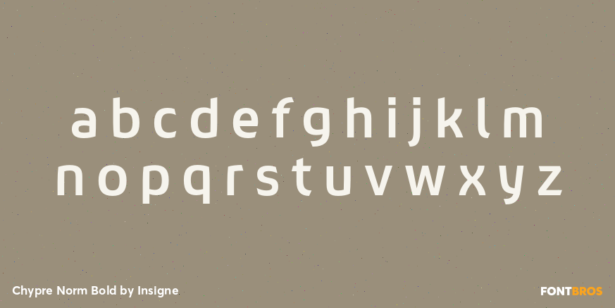 Chypre Norm Bold Font Poster #1