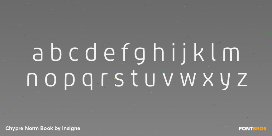 Chypre Norm Book Font Poster #1