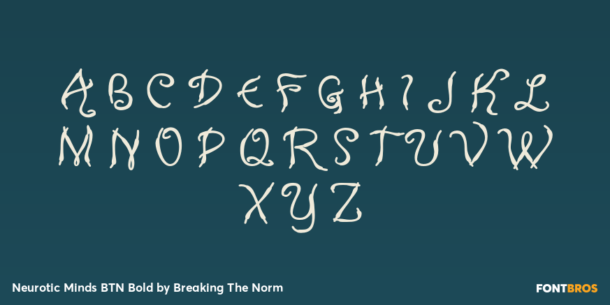 Neurotic Minds BTN Bold Font Poster #1